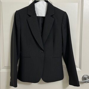 Tahari Grey Pinstripe Suit